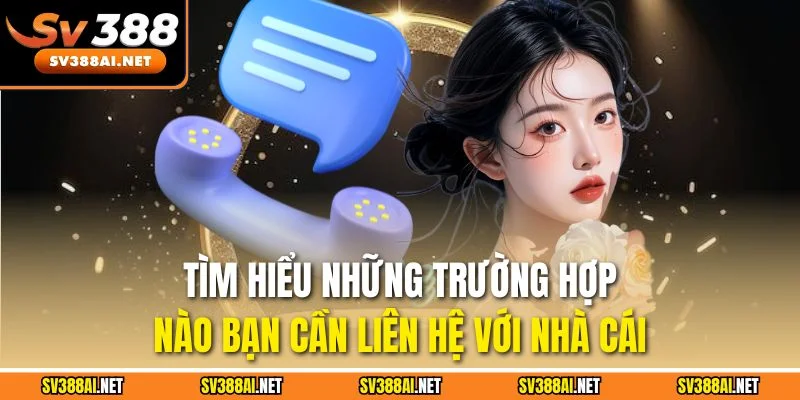 Tìm hiểu những trường hợp nào bạn cần liên hệ với nhà cái 